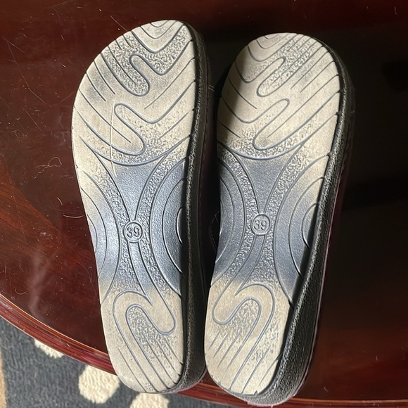 Flexus by Spring Step Casual Slip On Mule Clog Shoe Womens Size 39 Burgundy US 8 - Picture 6 of 9